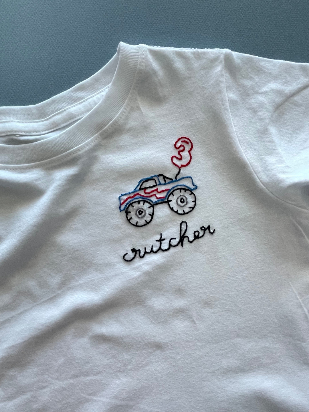 Custom Order - Monster Truck with Bday Balloon