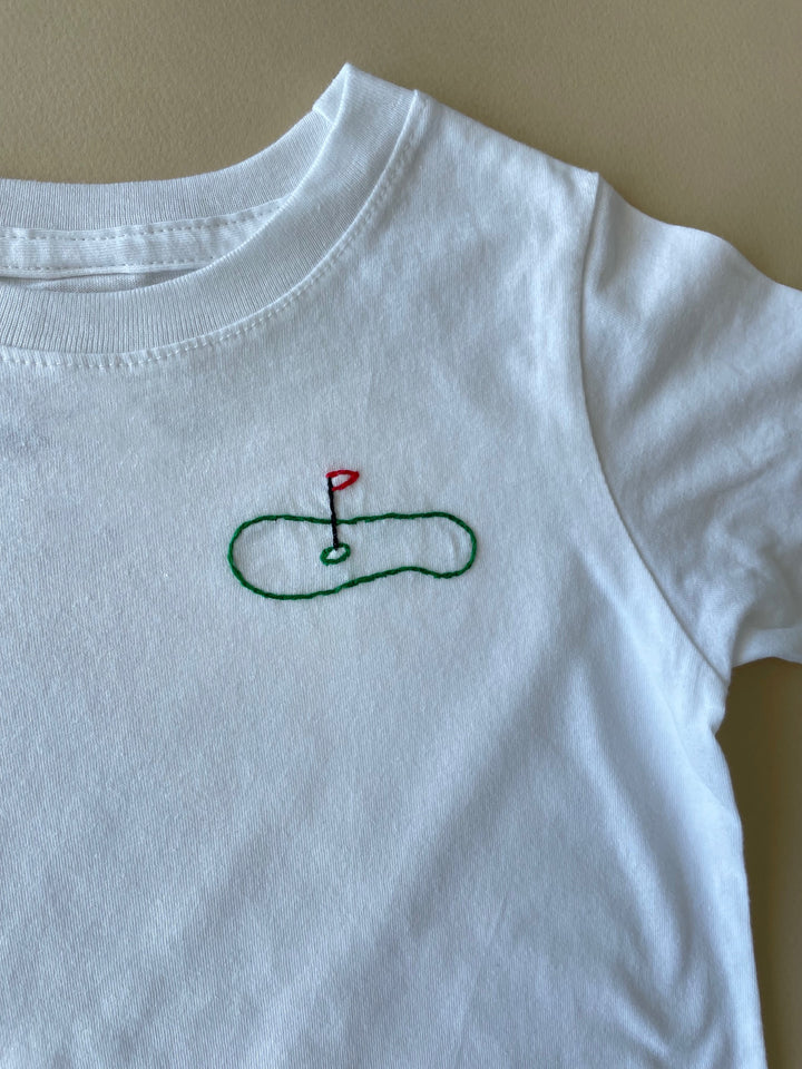White Golf Course Tee