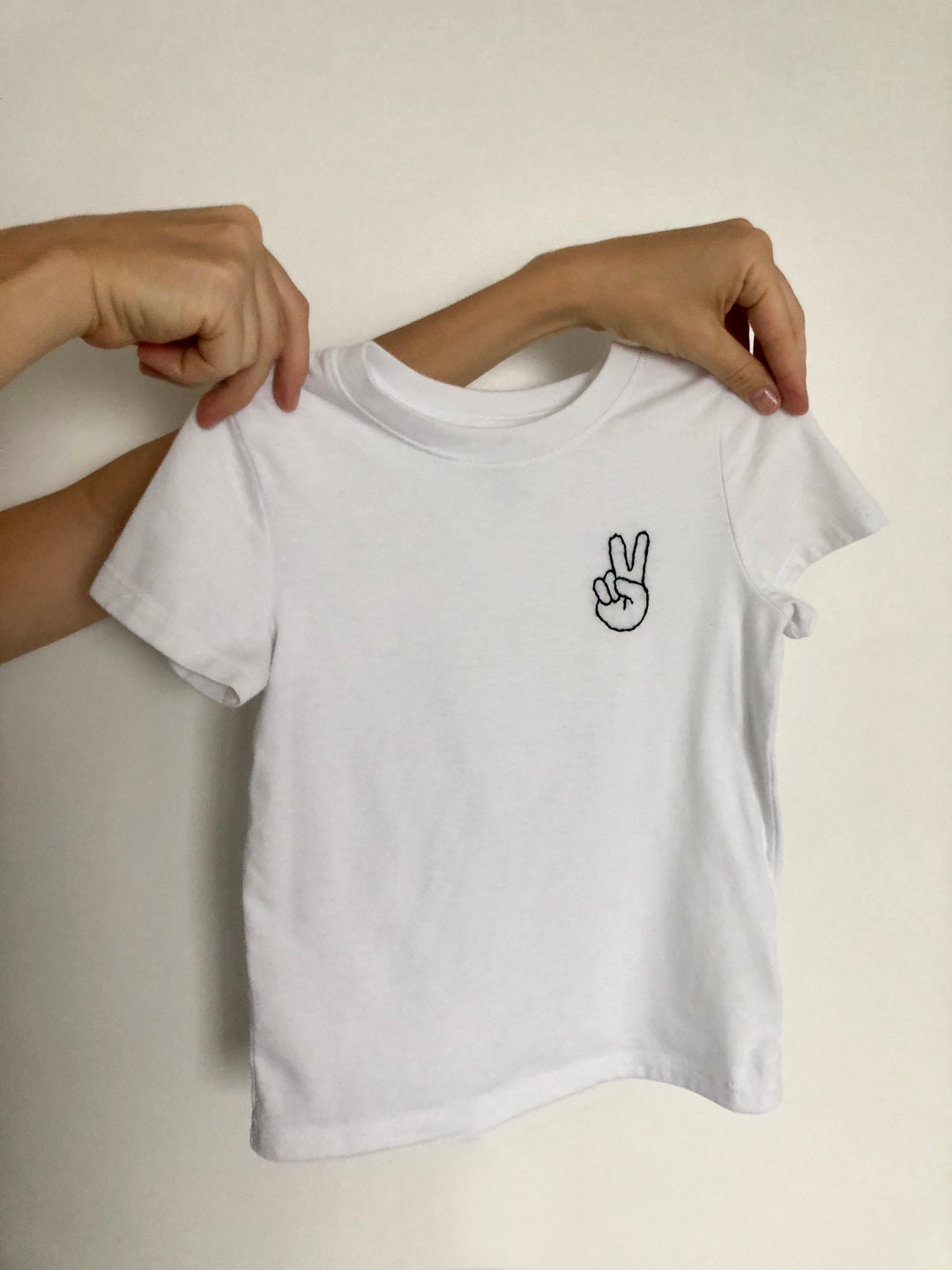 This Many, Happy Birthday Hand Embroidered Shirt for Kids