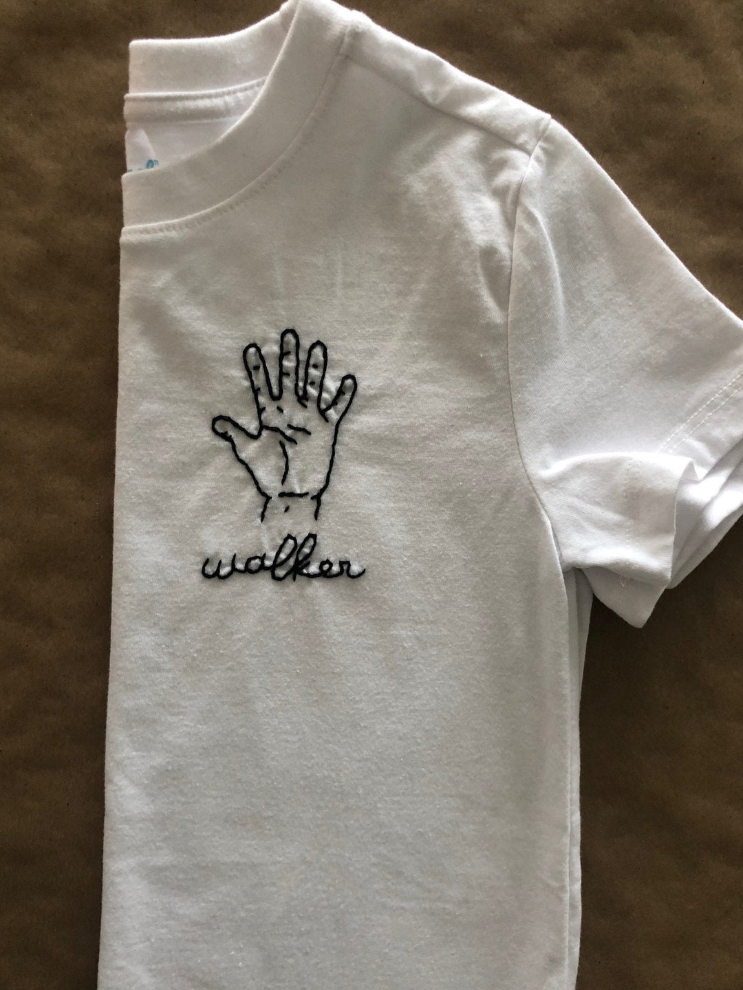 This Many, Happy Birthday Hand Embroidered Shirt for Kids