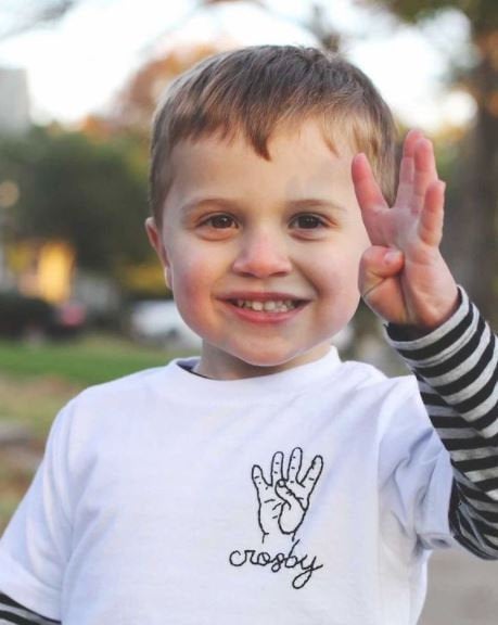 This Many, Happy Birthday Hand Embroidered Shirt for Kids